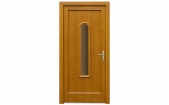 drzwi zewnętrzne drewniane, model drzwi L2002