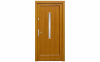 drzwi zewnętrzne drewniane, model drzwi T2002