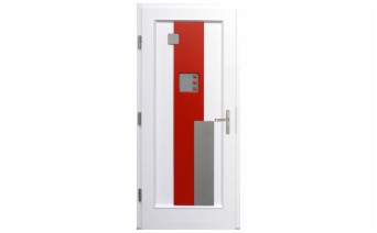 drzwi zewnętrzne drewniane, model drzwi 9007