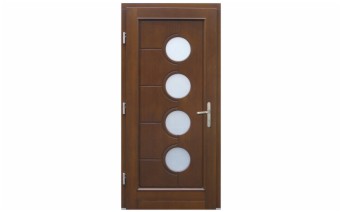 drzwi zewnętrzne drewniane, model drzwi Karina