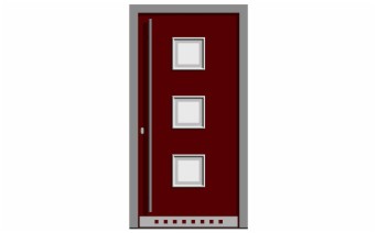 drzwi zewnętrzne drewniane, model drzwi drewnianych