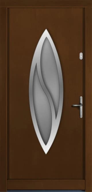 Drzwi drewniane zewnętrzne LUPOL, model DW-51