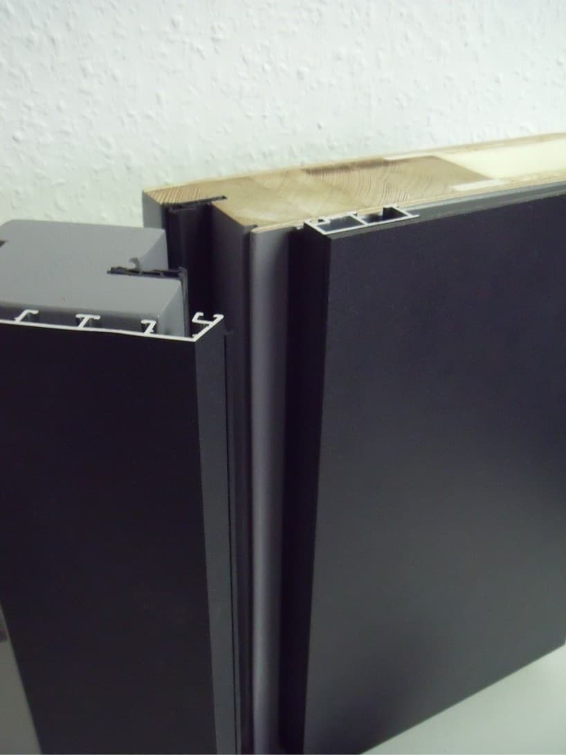 Okno drewniane LUPOL z nakładką aluminiową - wariant 2